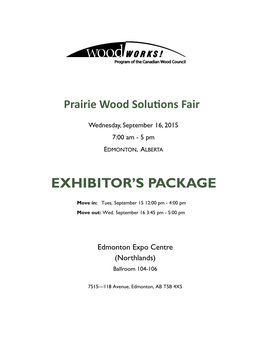 Exhibitor's Package
