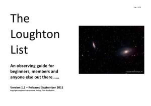 An Observing Guide for Beginners, Members and Anyone Else out There……