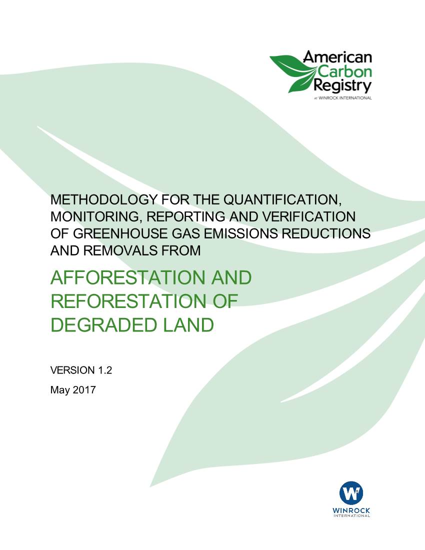 Methodology for Afforestation And