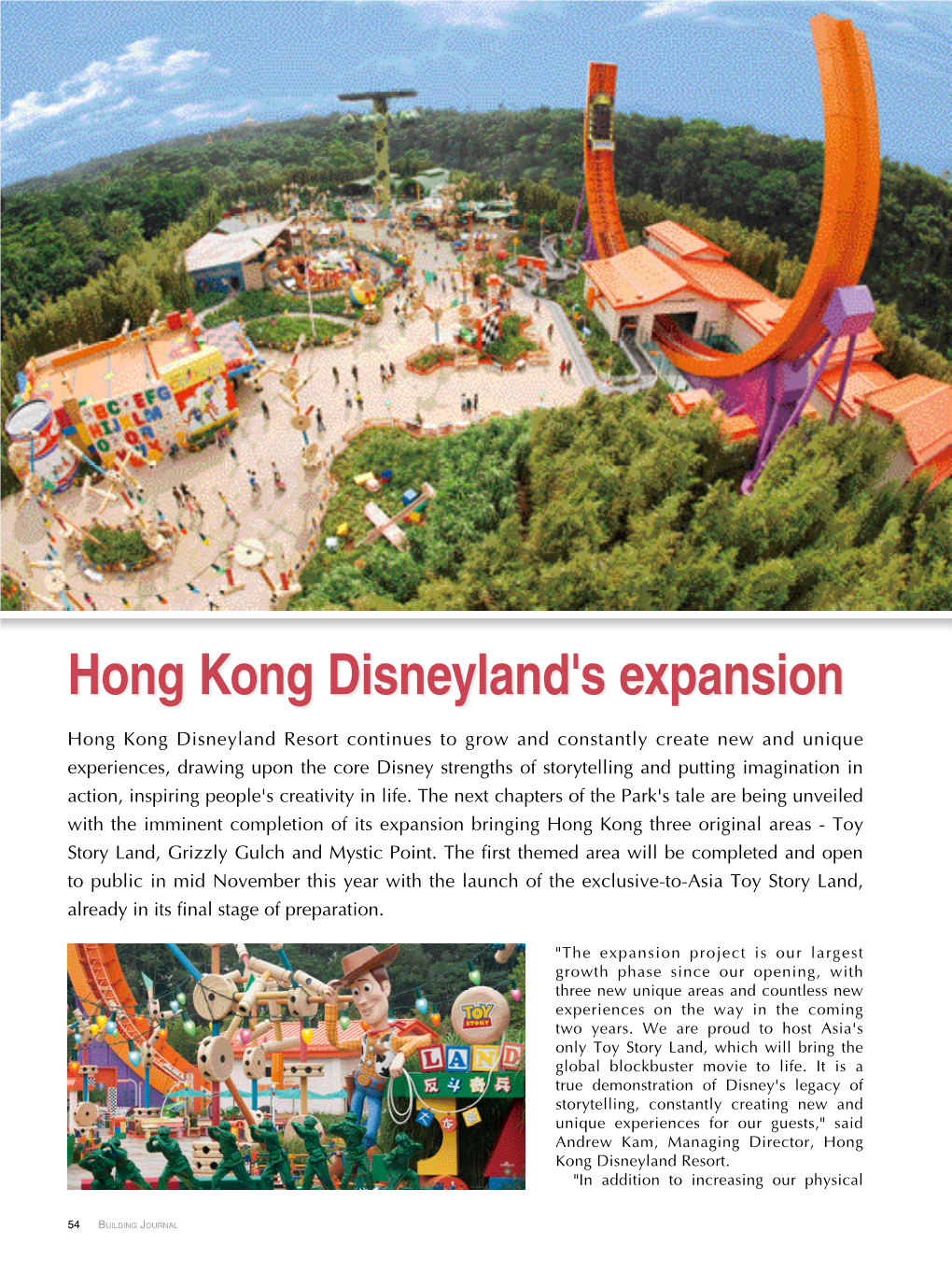Hong Kong Disneyland's Expansion