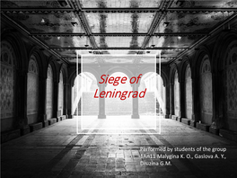 Siege of Leningrad