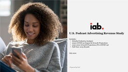 IAB Podcast Ad Revenue Study, July 2020