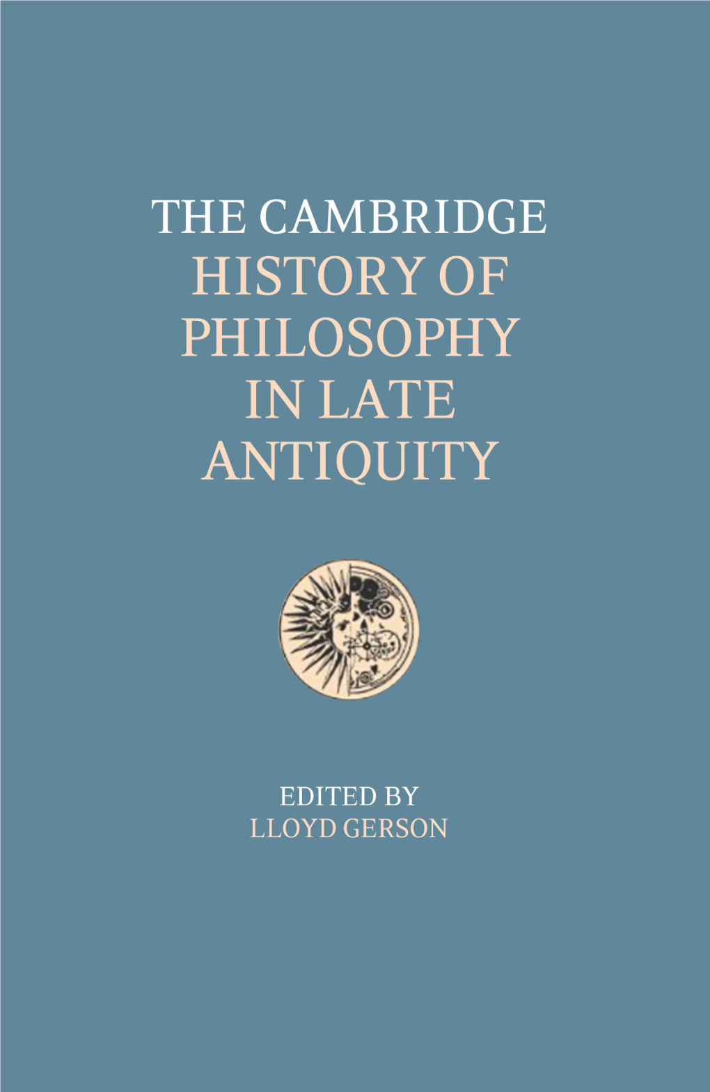 History of Philosophy in Late Antiquity