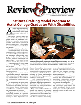 Institute Crafting Model Program to Assist College Graduates With