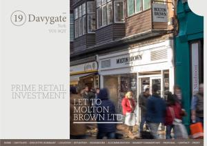 Prime Retail Investment Let to Molton Brown Ltd