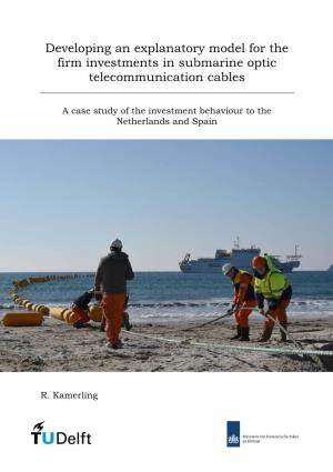 Developing an Explanatory Model for the Firm Investments in Submarine Optic Telecommunication Cables
