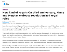 New Kind of Royals: on Third Anniversary, Harry and Meghan Embrace Revolutionized Royal Roles