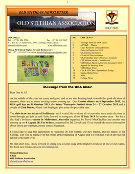 Old Stithianassociation