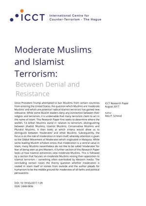 Moderate Muslims and Islamist Terrorism: Between Denial and Resistance