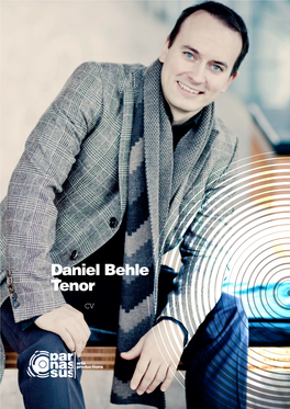 Daniel Behle Tenor