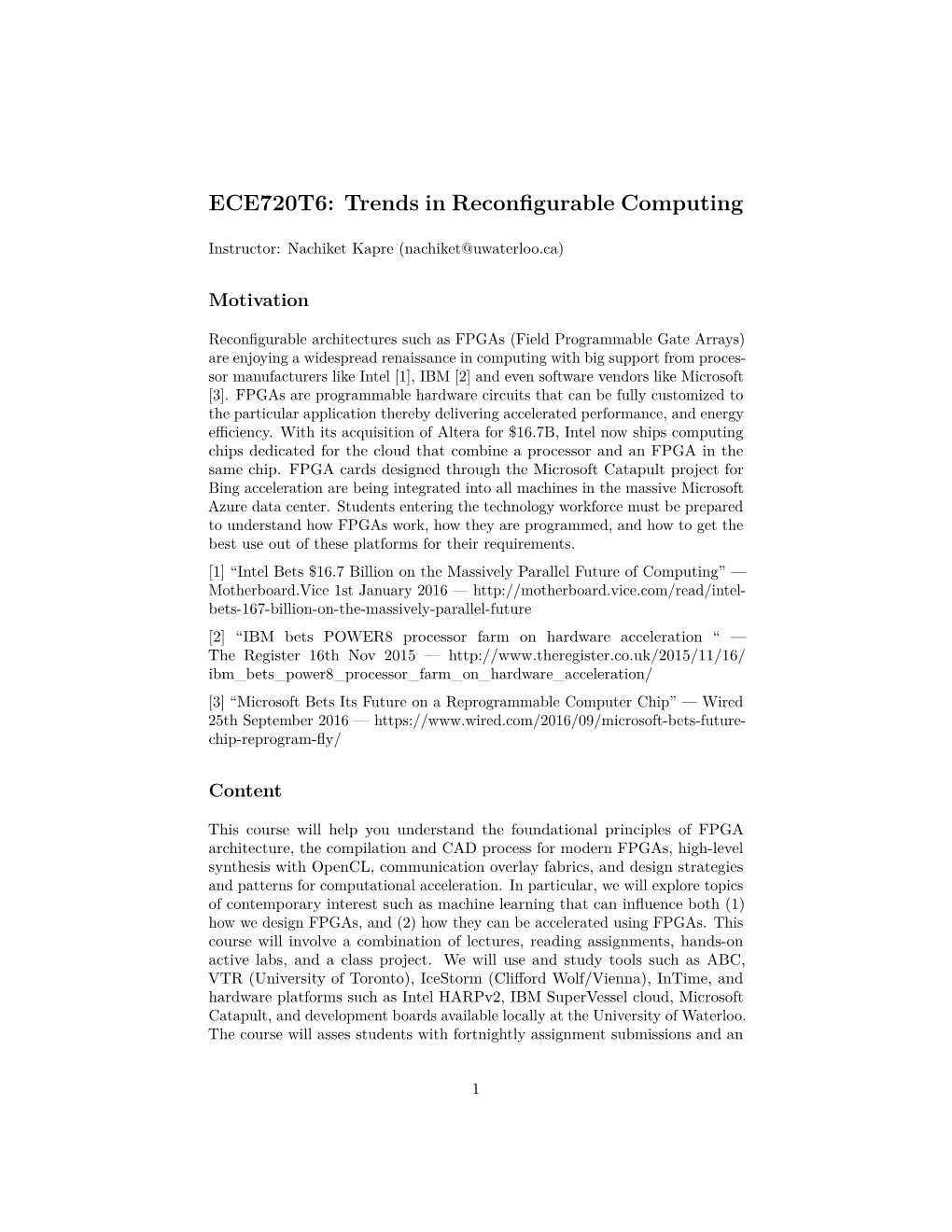 Trends in Reconfigurable Computing