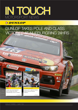 Dunlop Takes Pole and Class Victories at Nurburgring 24Hrs