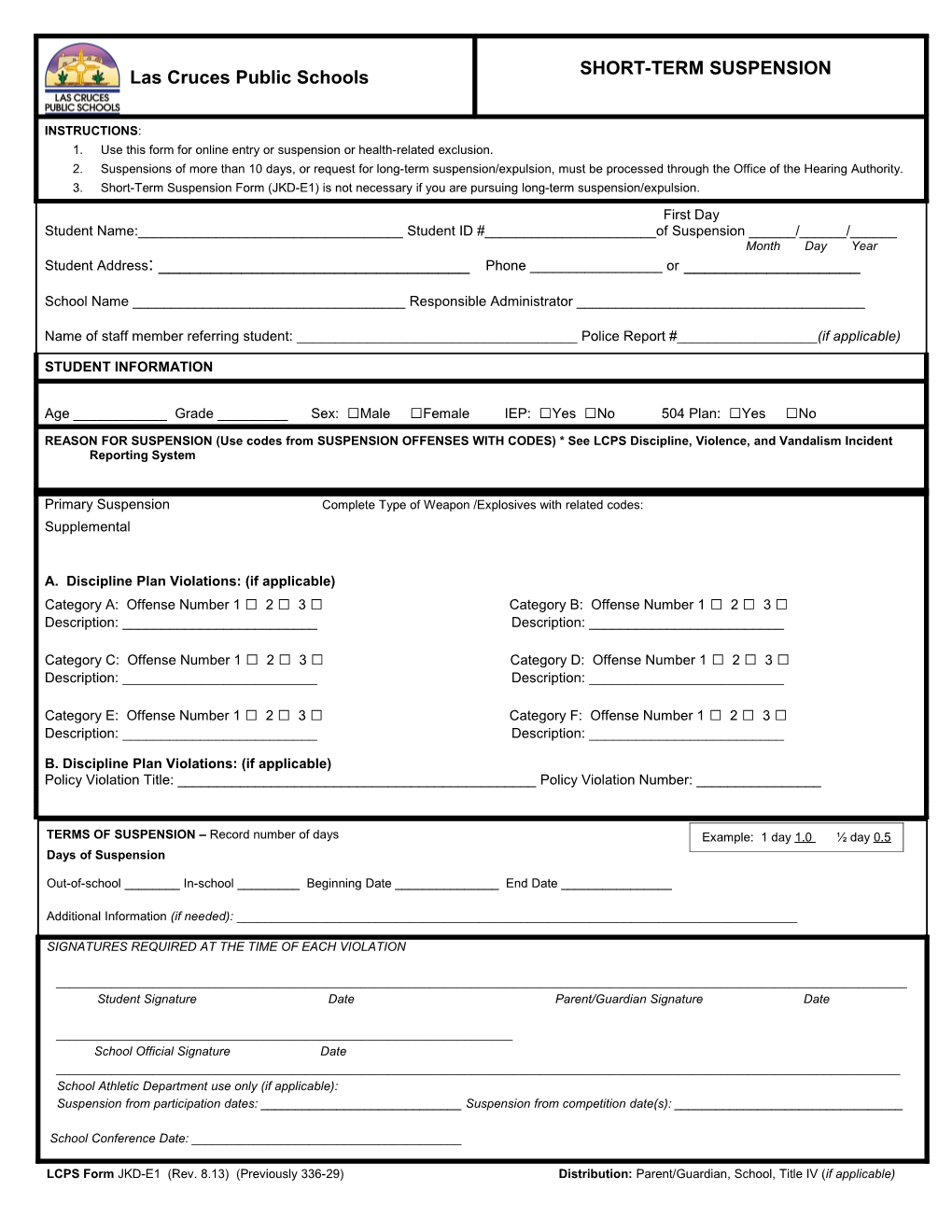 JKD-E1 Worksheet for Suspension