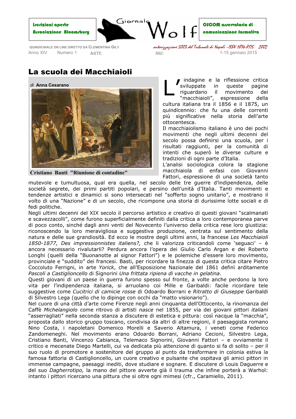 La Scuola Dei Macchiaioli