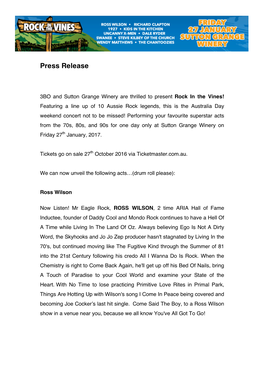 Press Release