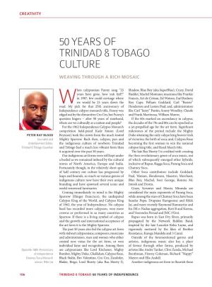 50 Years of Trinidad & Tobago Culture