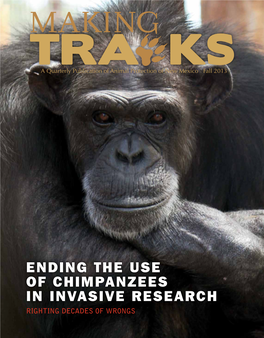 Ending the Use of Chimpanzees in Invasive