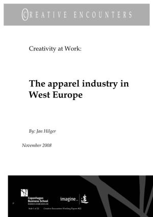 The Apparel Industry in West Europe