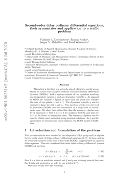 Second-Order Delay Ordinary Differential Equations, Their