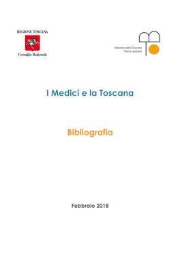 I Medici E La Toscana Bibliografia