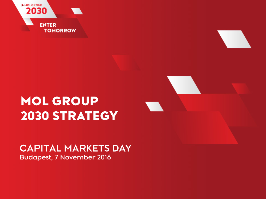 Mol Group 2030 Strategy