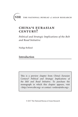 China's Eurasian Century?