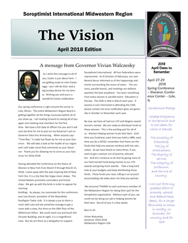 The Vision April 2018 Edition