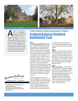 Fredericksburg/Stafford Battlefield Tour