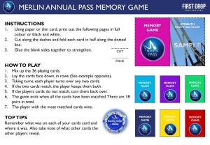 Merlin Annual Pass Memory Game