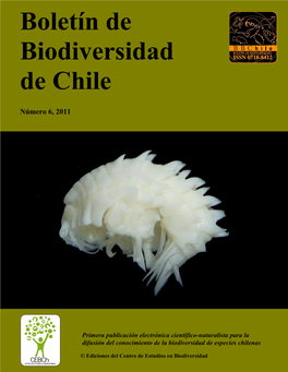 Boletín De Biodiversidad De Chile Número 6, 2011