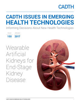 Wearable Artificial Kidneys for End-Stage Kidney Disease