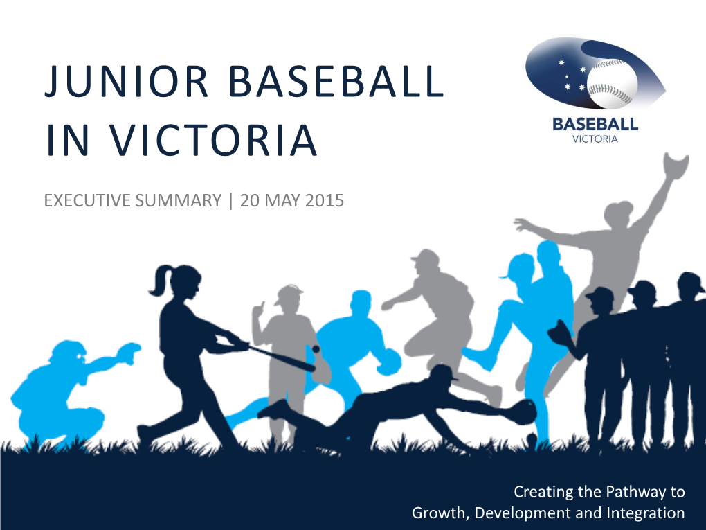 Junior Baseball in Victoria