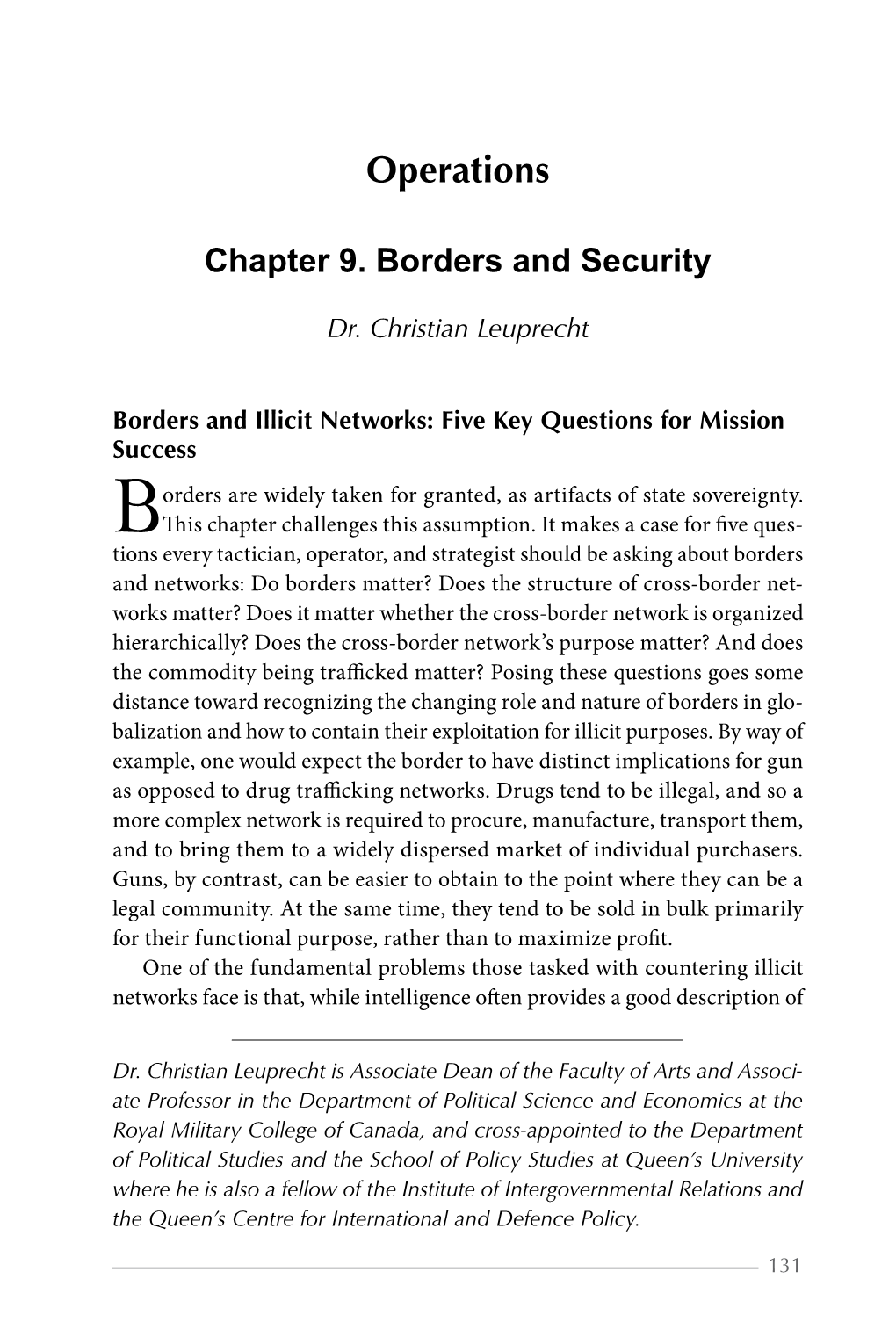 Borders & Security