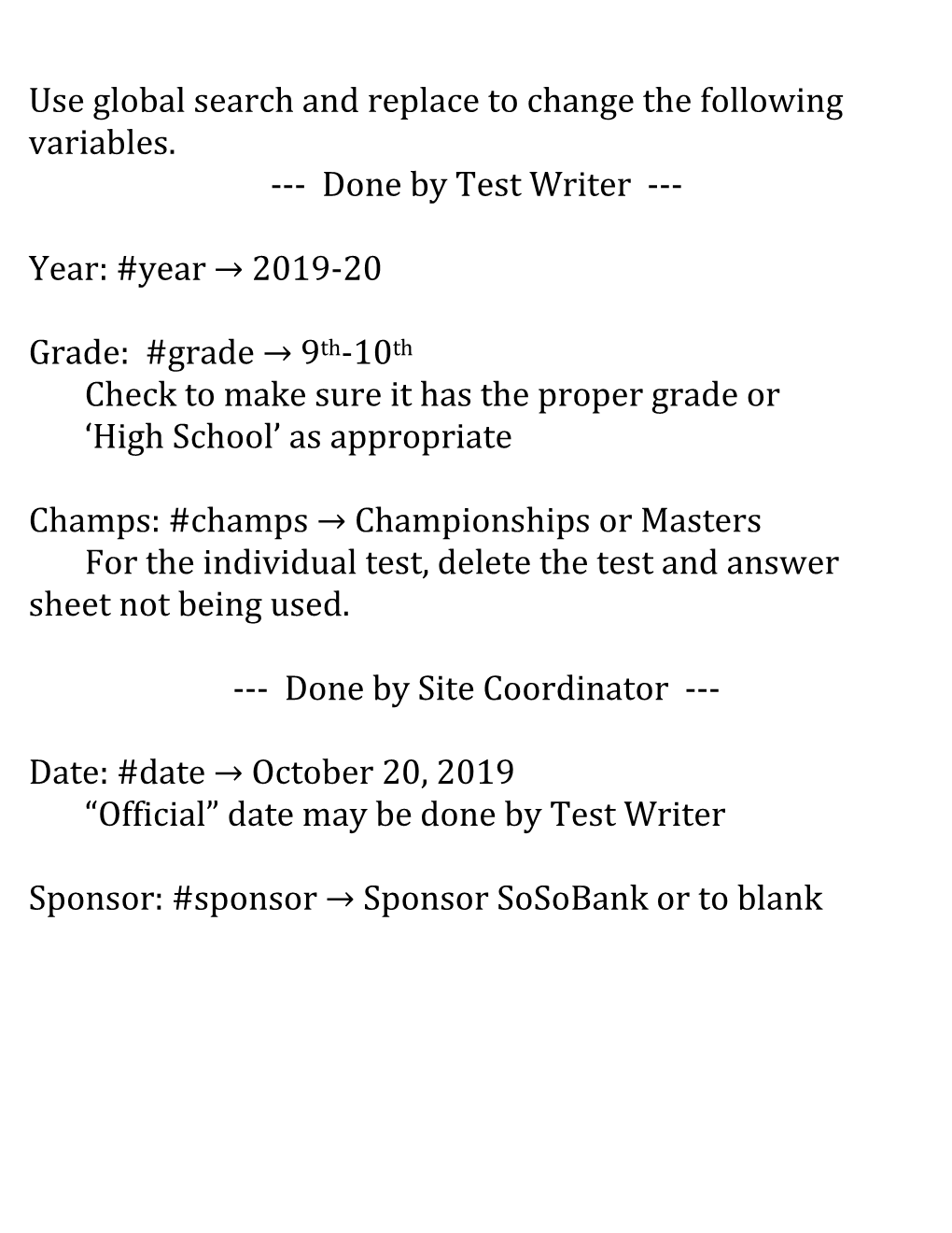 Math Is Cool” Masters – 2019-20 #Sponsor #Date High School Mental Math Contest