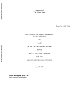 World Bank Document