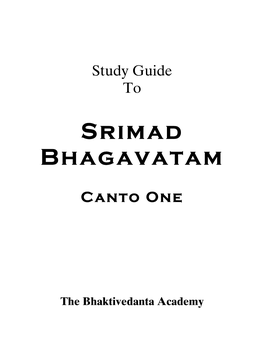 Srimad Bhagavatam