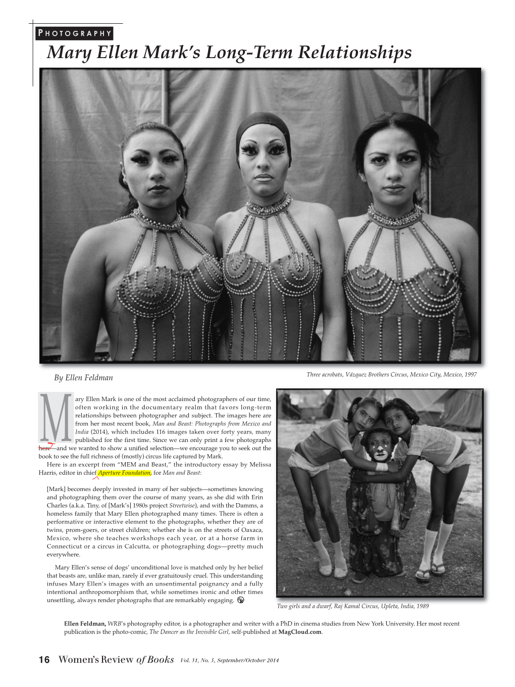 Mary Ellen Mark's Long-Term Relationships