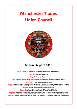Manchester Trades Union Council