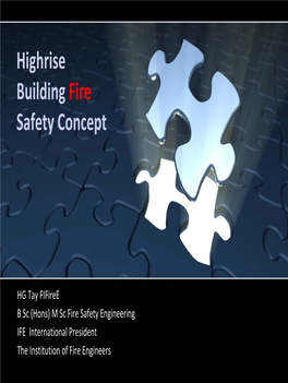 Highrise Building Fire Safety Concept