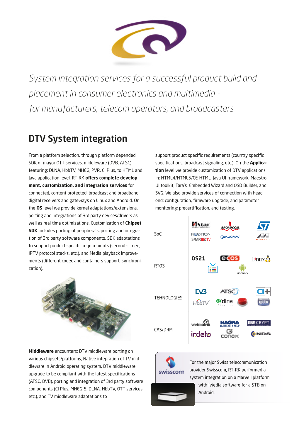 System Integration Services for a Successful Product Build