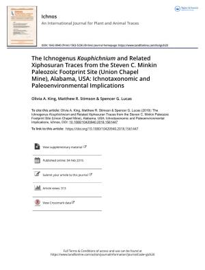 The Ichnogenus Kouphichnium and Related Xiphosuran Traces from the Steven C. Minkin Paleozoic Footprint Site (Union Chapel Mine)