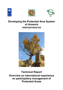 Developing the Protected Area System of Armenia Technical