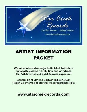 About Star Creek Records