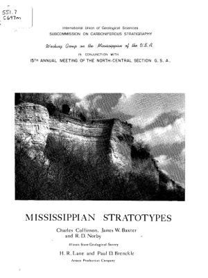 Mississippian Stratotypes