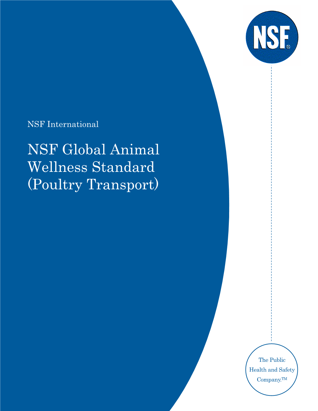 NSF Global Animal Wellness Standard (Poultry Transport)