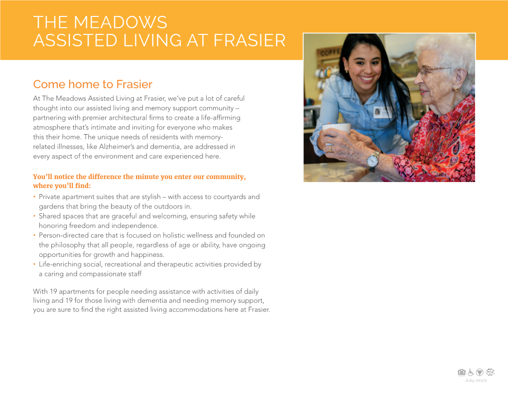 The Meadows Assisted Living at Frasier