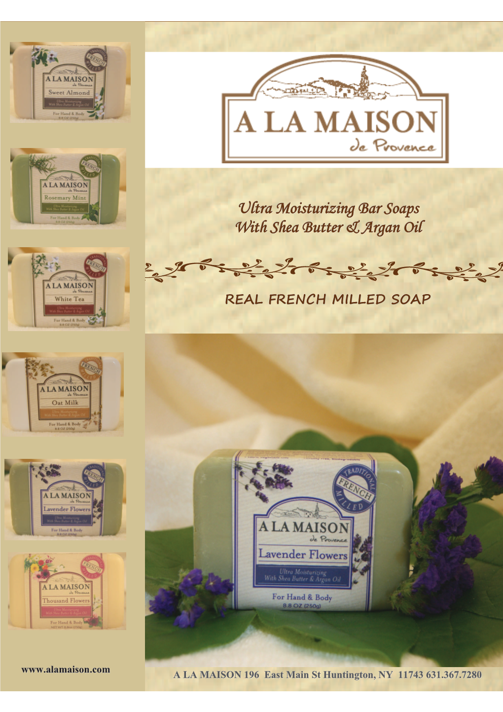 Ultra Moisturizing Bar Soaps with Shea Butter & Argan