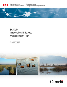 St. Clair National Wildlife Area Management Plan