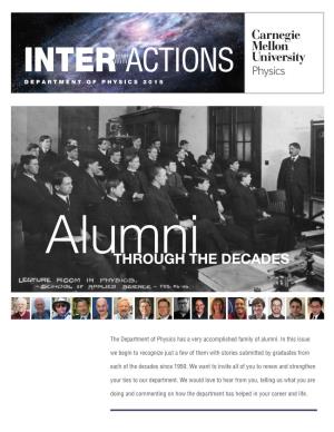 Inter Actions Department of Physics 2015