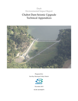 Chabot Dam Seismic Upgrade Technical Appendices